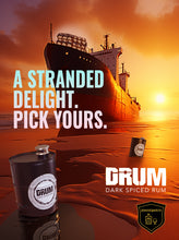 Load image into Gallery viewer, DRUM Dark Spiced Rum 70cl