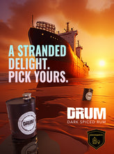 Load image into Gallery viewer, DRUM Dark Spiced Rum 70cl
