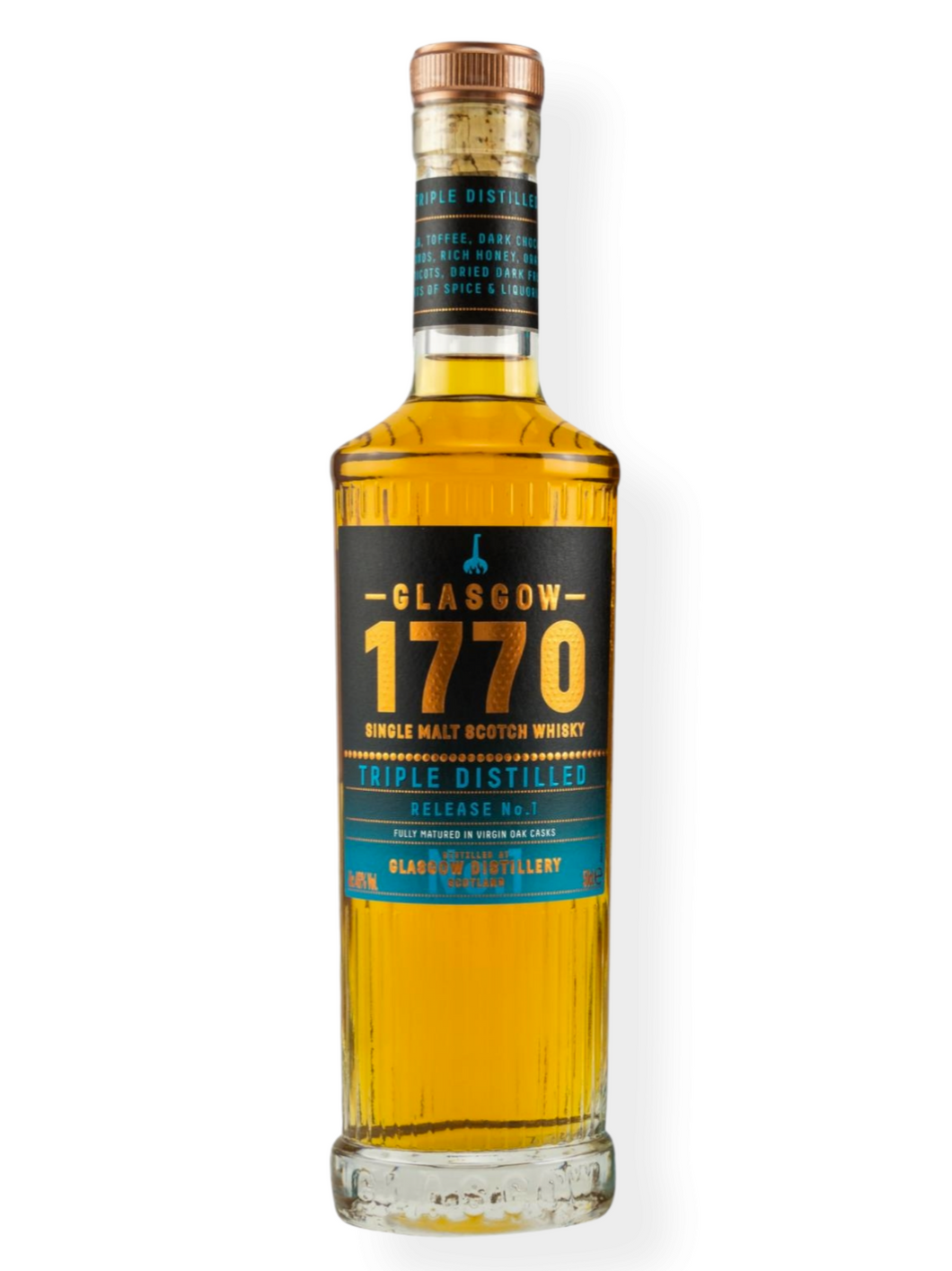 Glasgow 1770 Single Malt triple distillé 0,5 L