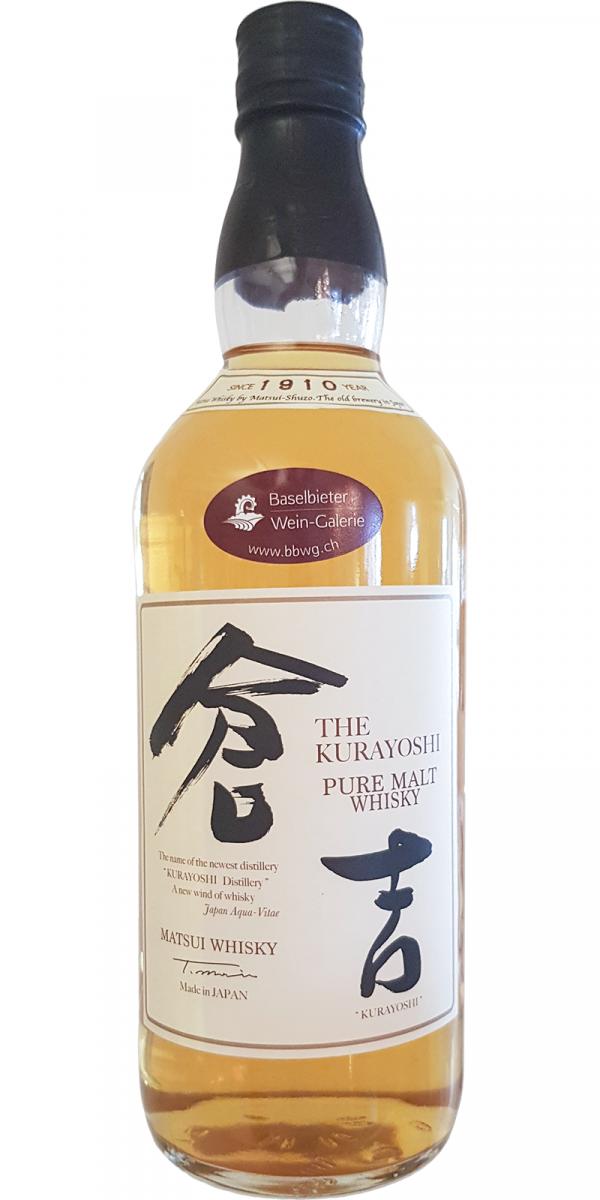 The Kurayoshi Pure Malt Whiskey 43% 70cl